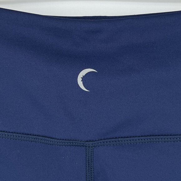 ZYIA Active Navy Shimmer Soft n Snug 7/8 Leggings 24 High Rise Sculpt Yoga Gym - Picture 3 of 7